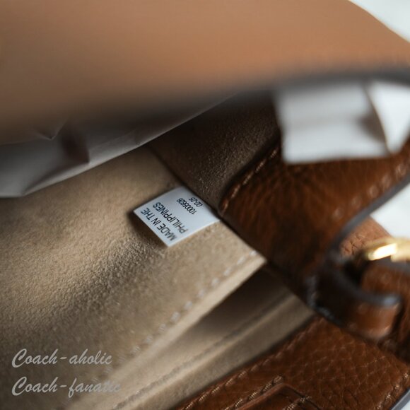 NWT Tory Burch Britten Leather Mini Satchel Crossbody & Wallet in Moose *SET* - Picture 10 of 15